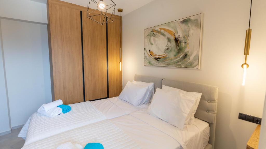 Postel nebo postele na pokoji v ubytování Adaman Villas