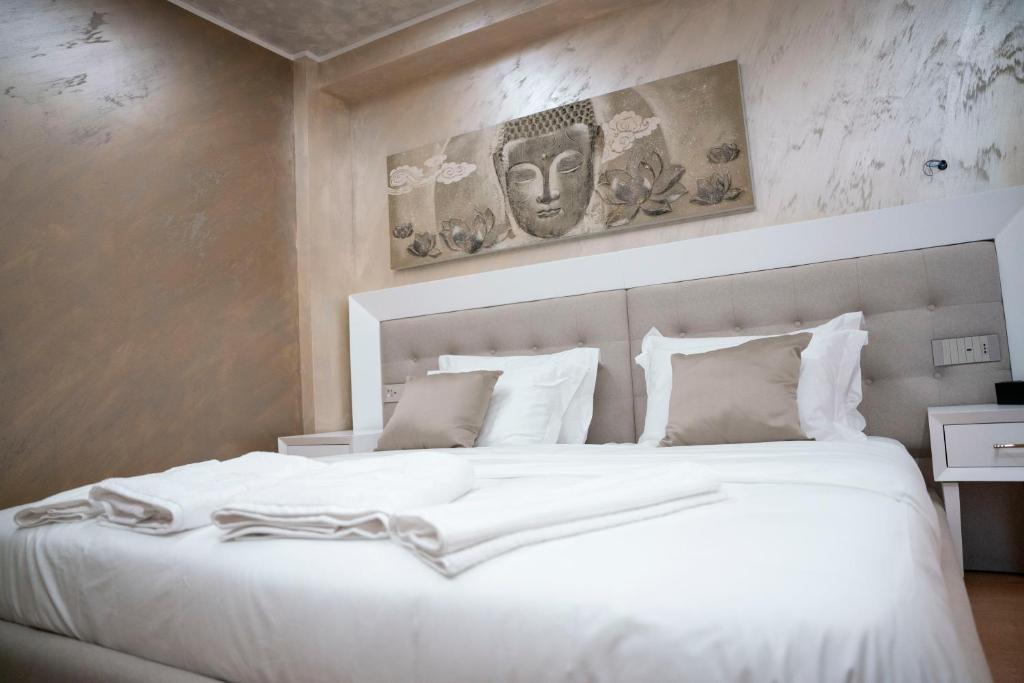 Postel nebo postele na pokoji v ubytování Hotel Pernoca