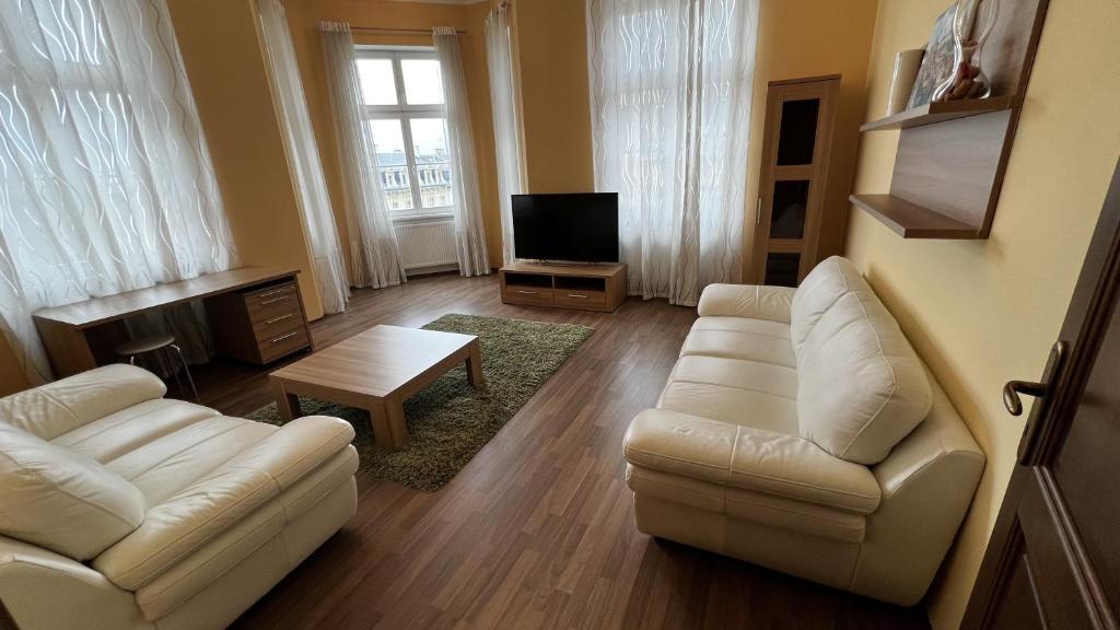 Posezení v ubytování Villa Wingolf
