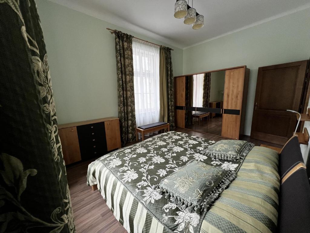 Postel nebo postele na pokoji v ubytování Villa Wingolf