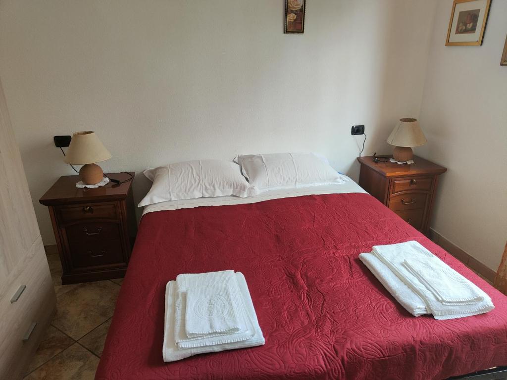 Postel nebo postele na pokoji v ubytování House curti