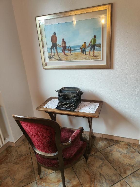 TV a/nebo společenská místnost v ubytování House curti