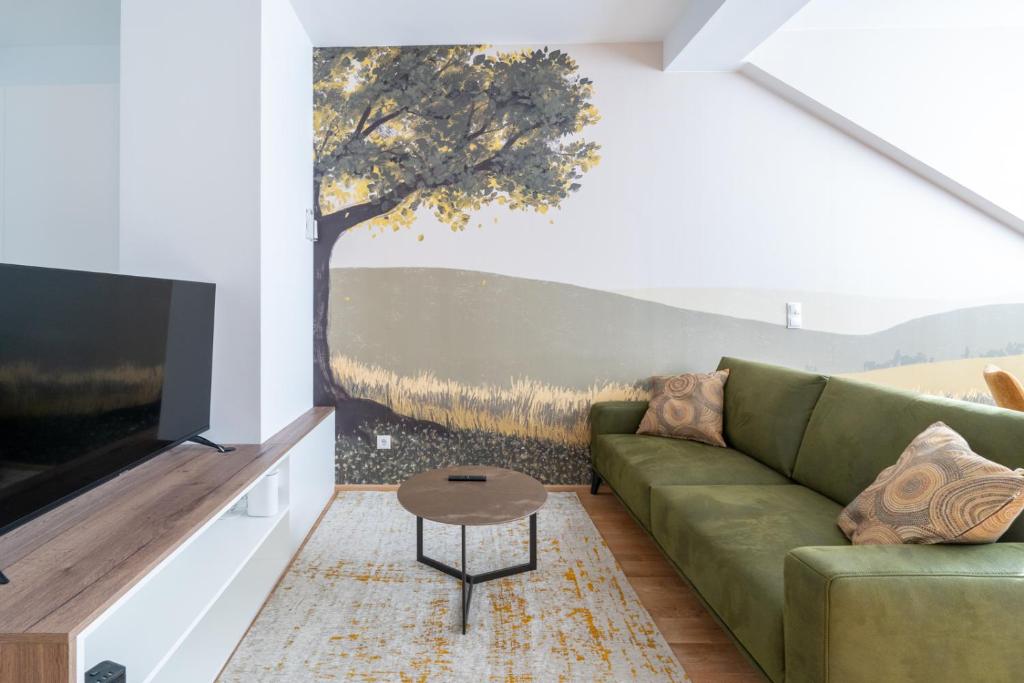 Fotografia z galérie ubytovania Luxurious 70 m2 with Balcony & Air Conditioning vo Viedni