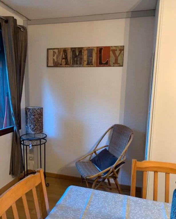 Posezení v ubytování super cosy Métabief pied piste
