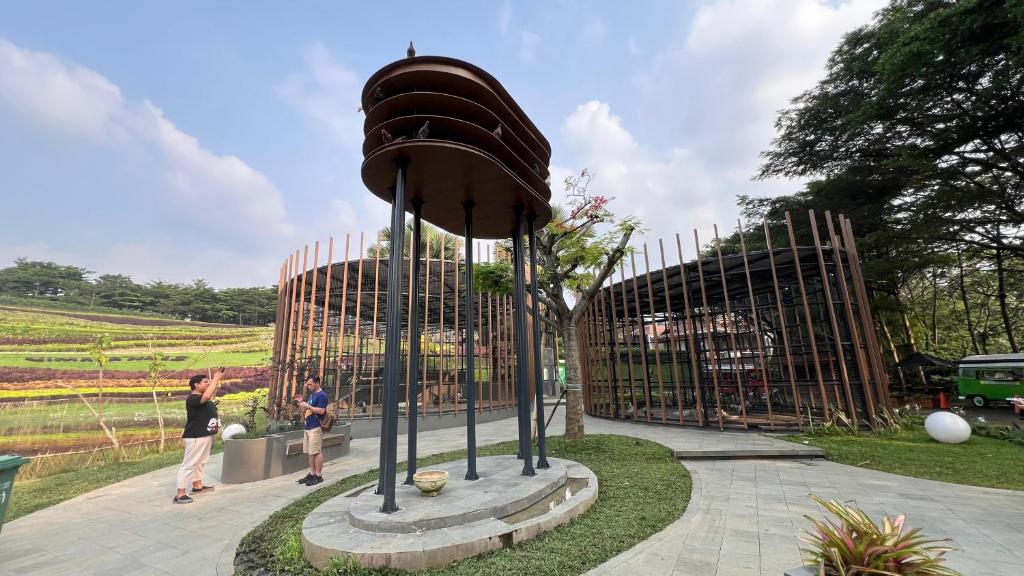 Zahrada ubytování Vimala Hills Villa & Resort Megamendung Puncak
