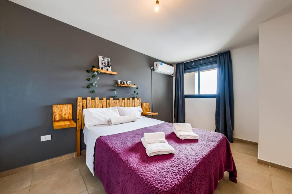 Postel nebo postele na pokoji v ubytování ALTOS DE COLON