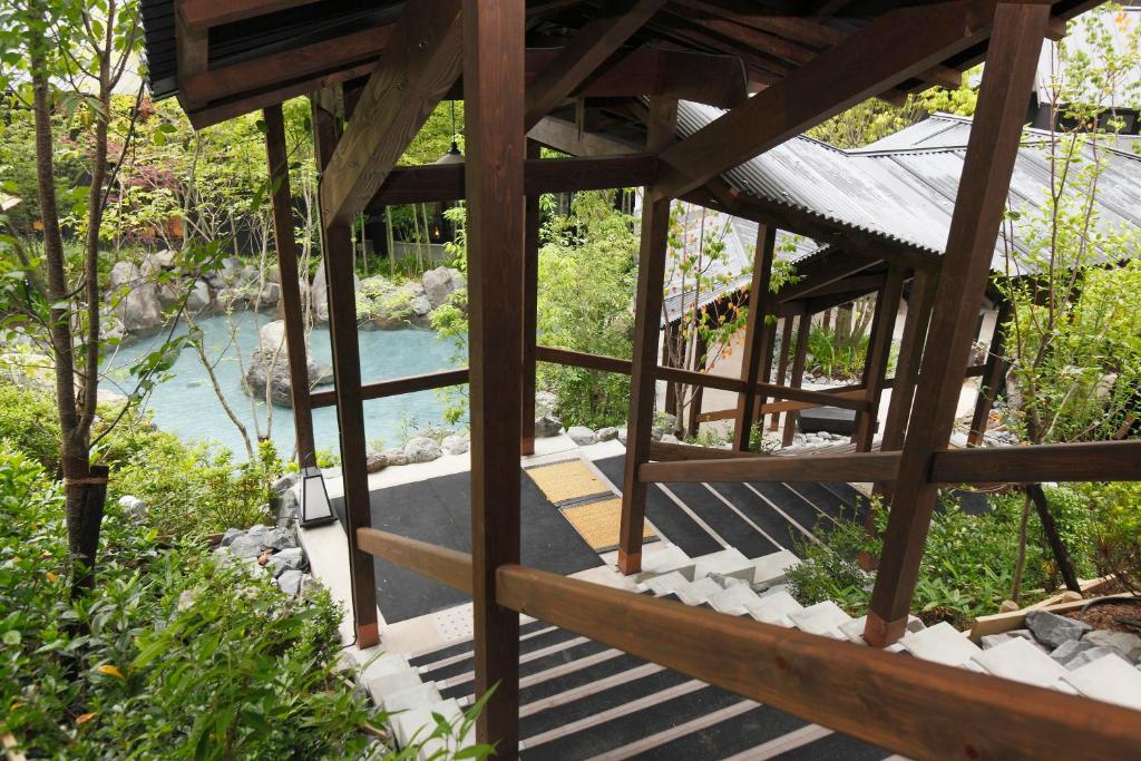 Zahrada ubytování Nesta Resort Kobe