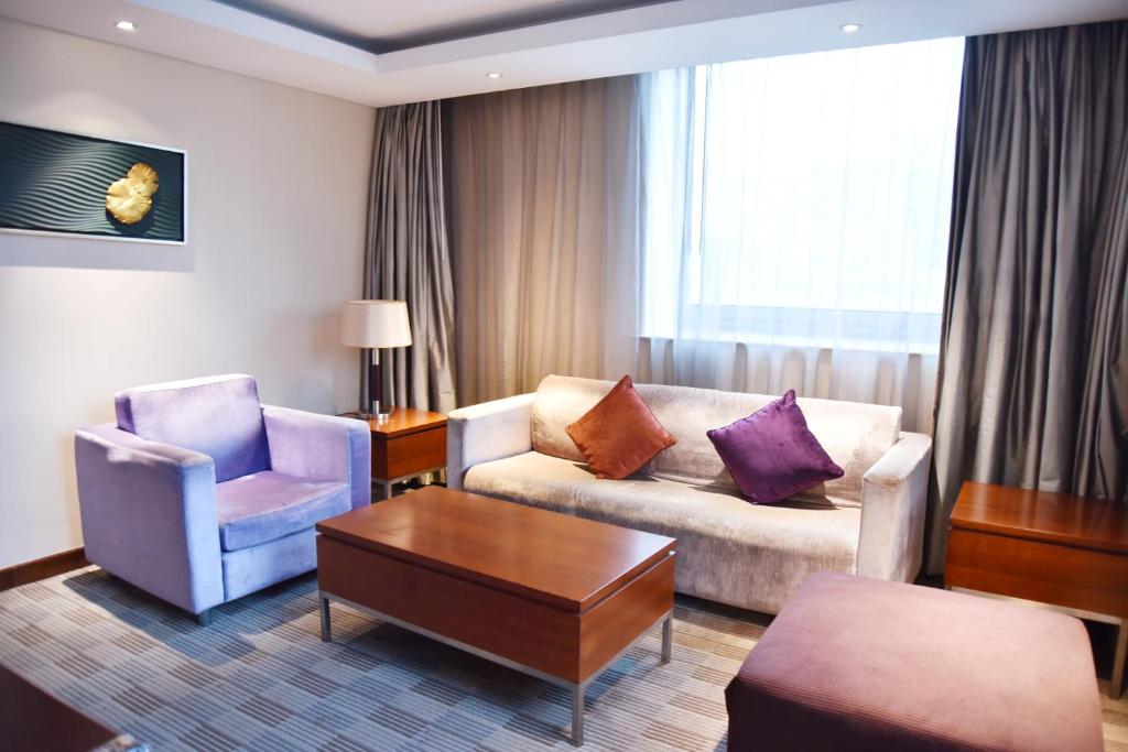 Posezení v ubytování Holiday Inn Shanghai Pudong by IHG