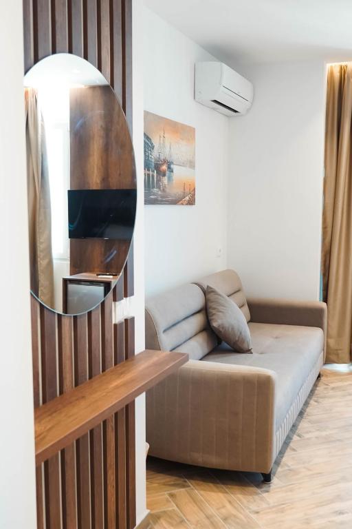 O zonă de relaxare la Marina Rooms
