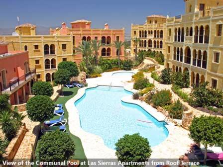 O vedere a piscinei de la sau din apropiere de Aprt Golf Resort Desert Springs, Vera, Almería