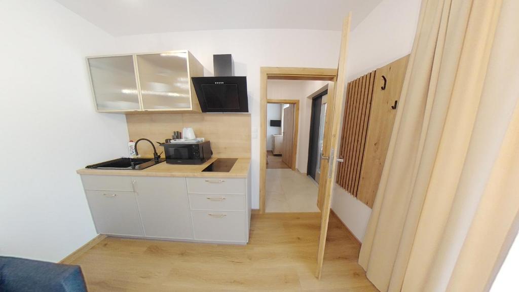 Kuchnia lub aneks kuchenny w obiekcie Apartament ARKA