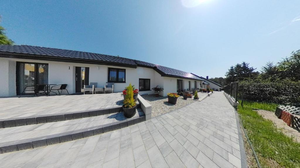 Budynek, w którym mieści się apartament