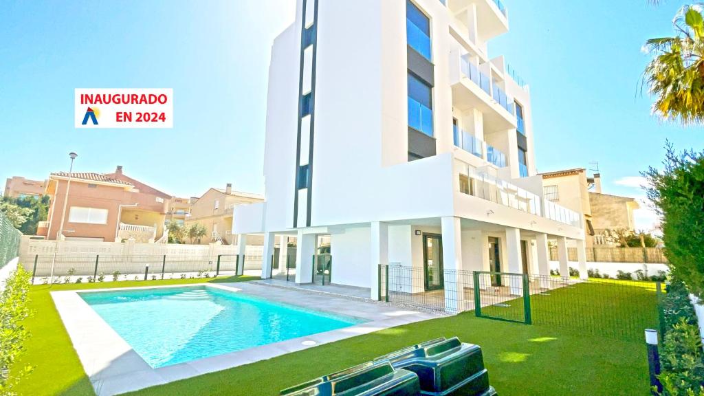Πισίνα στο ή κοντά στο Anacasa Macomer Oliva Playa AP804