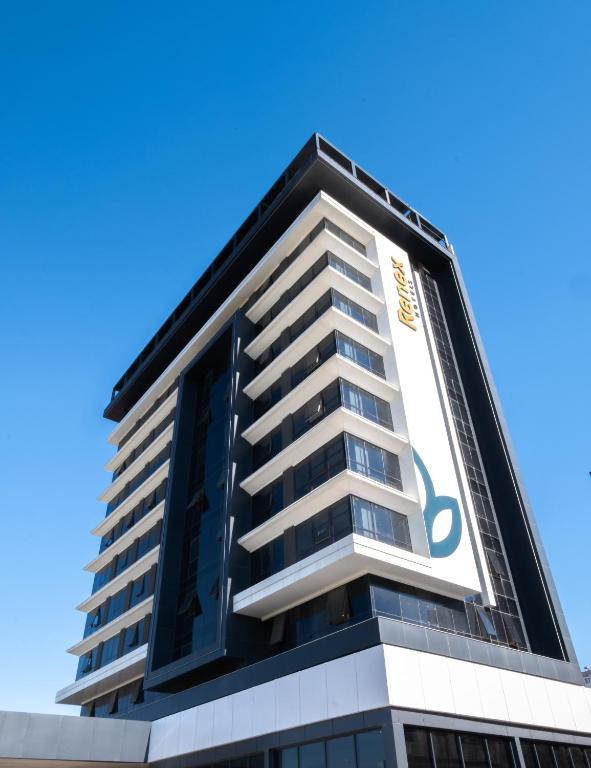 a tall building with a google logo on it at RENEX HOTELS in Antalya