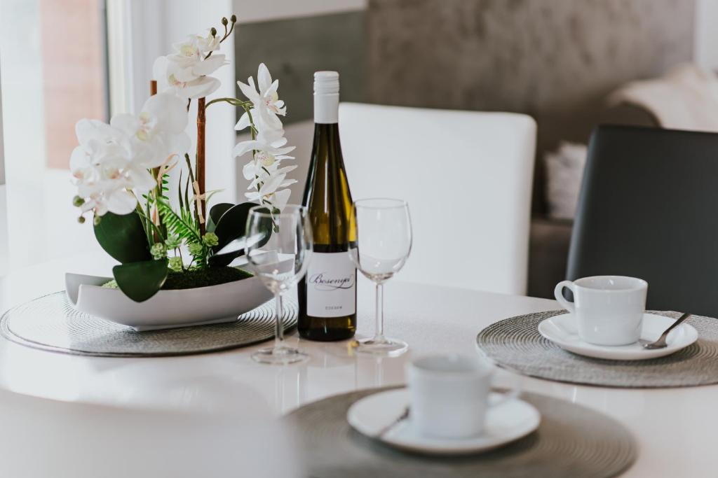 Nápoje v ubytovaní APARTAMENTY LAS Zator