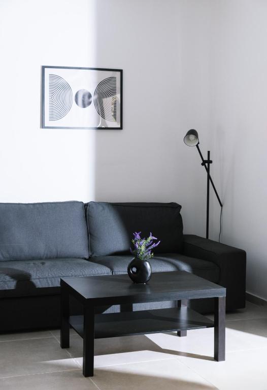 Posezení v ubytování Utopia Luxury Apartment