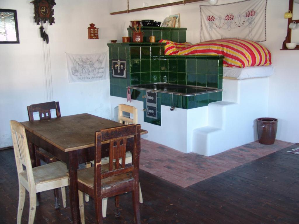Cucina o angolo cottura di Penzion Olesnice