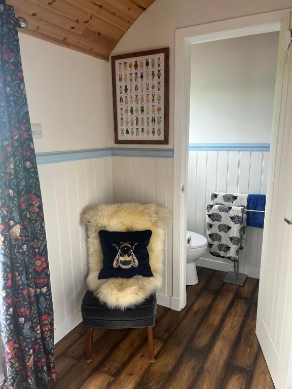 Koupelna v ubytování Wee Shepherds Hut Maybole