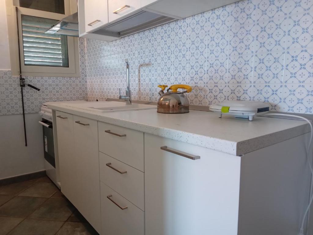 Kuchyň nebo kuchyňský kout v ubytování Villa GIO'