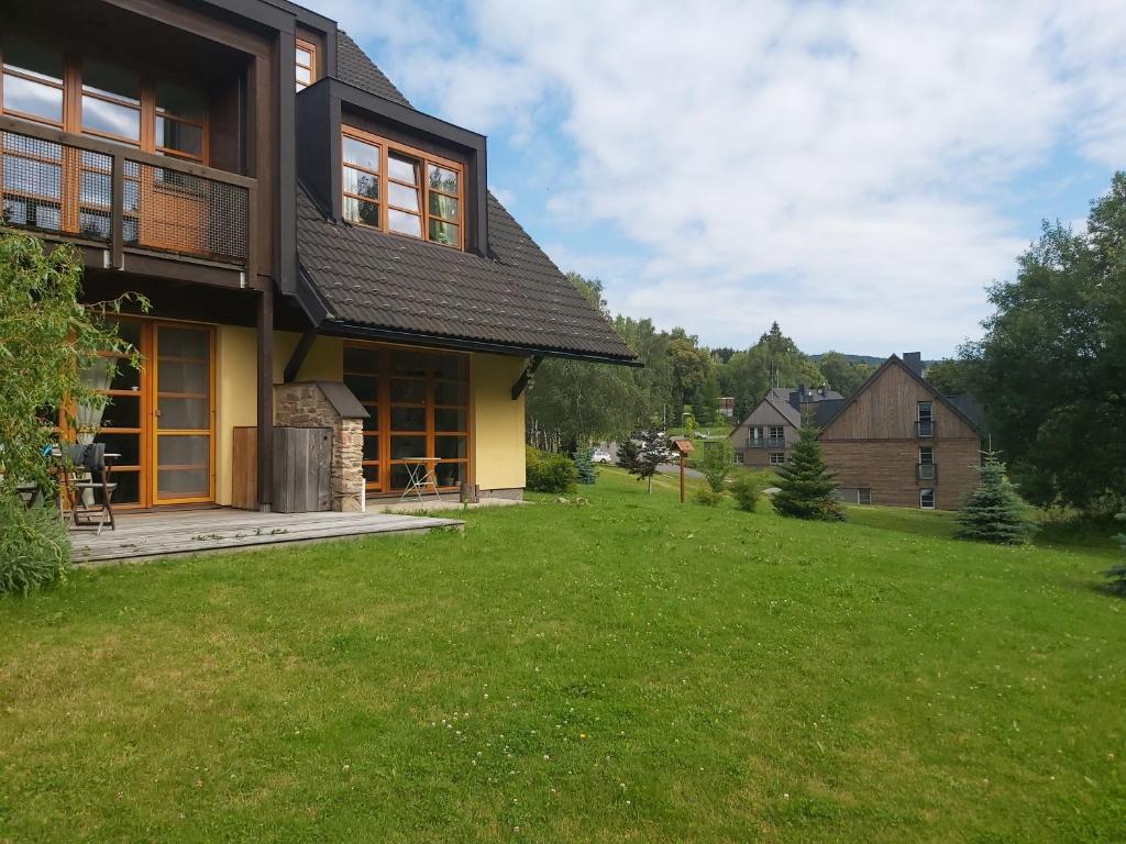 Zahrada ubytování Apartmán Vratička Říčky v Orlických horách