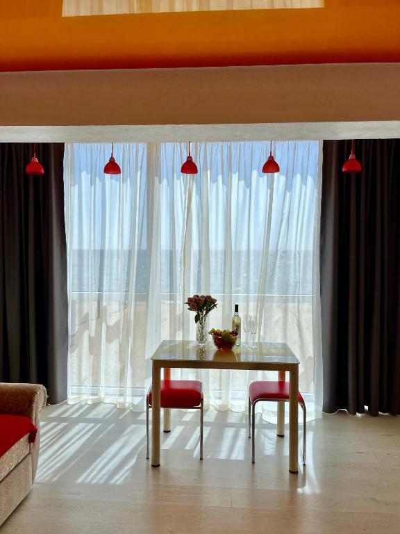 Posezení v ubytování DONE KANDYBONE Apartments
