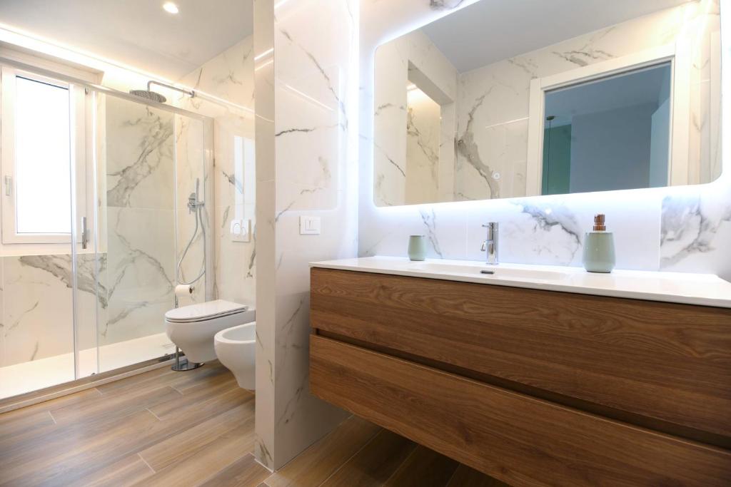 Koupelna v ubytování Bianca Elegance Rooms
