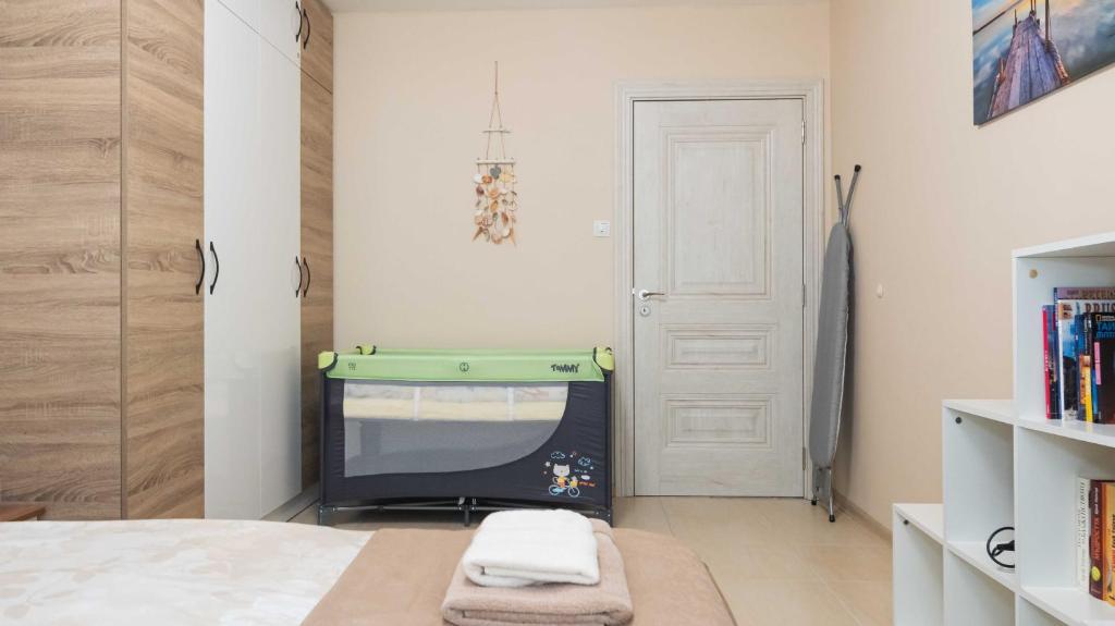 Postel nebo postele na pokoji v ubytování Lazur Delight