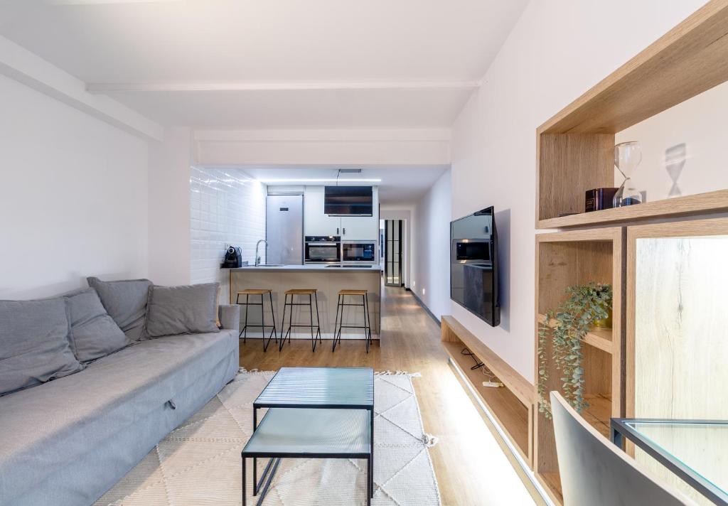 Kuchyň nebo kuchyňský kout v ubytování Premium apartment in Vigo