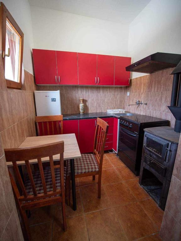 Kuchyň nebo kuchyňský kout v ubytování Apartman Miletić