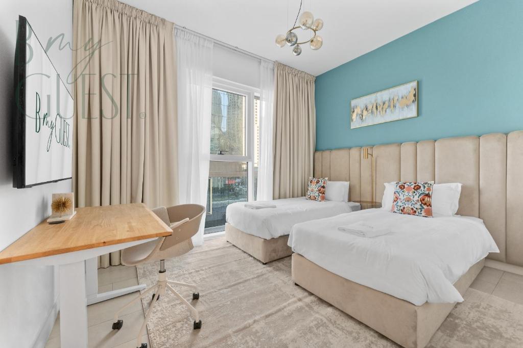در La Vie 2BR با دسترسی به ساحل به سبکی استراحت کنید