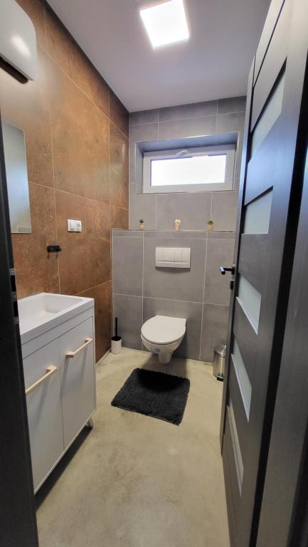 Koupelna v ubytování Apartmány pod Prašivou