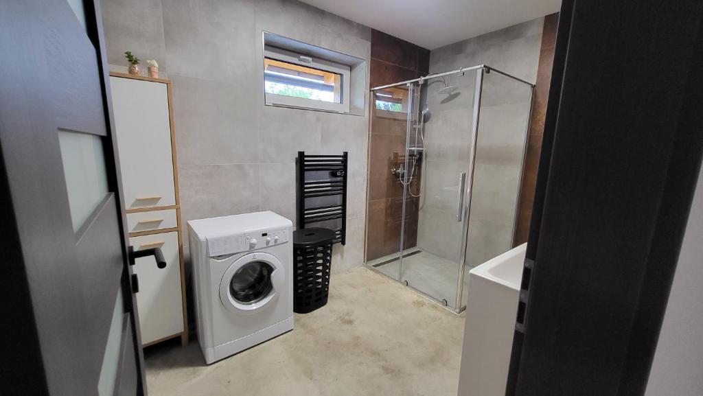Koupelna v ubytování Apartmány pod Prašivou