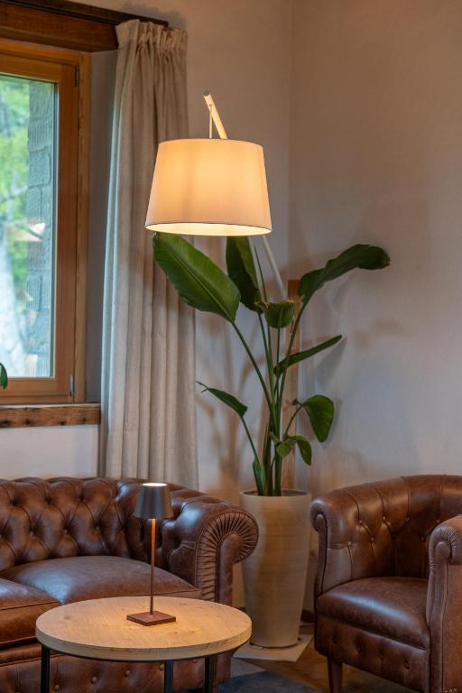 Posezení v ubytování Aura Relais