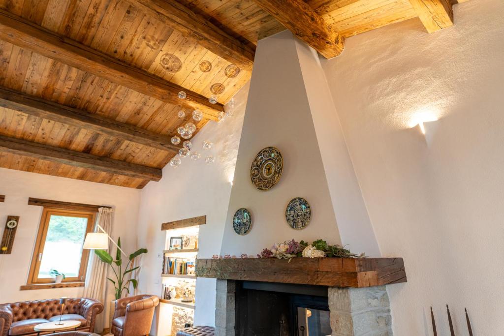 Posezení v ubytování Aura Relais