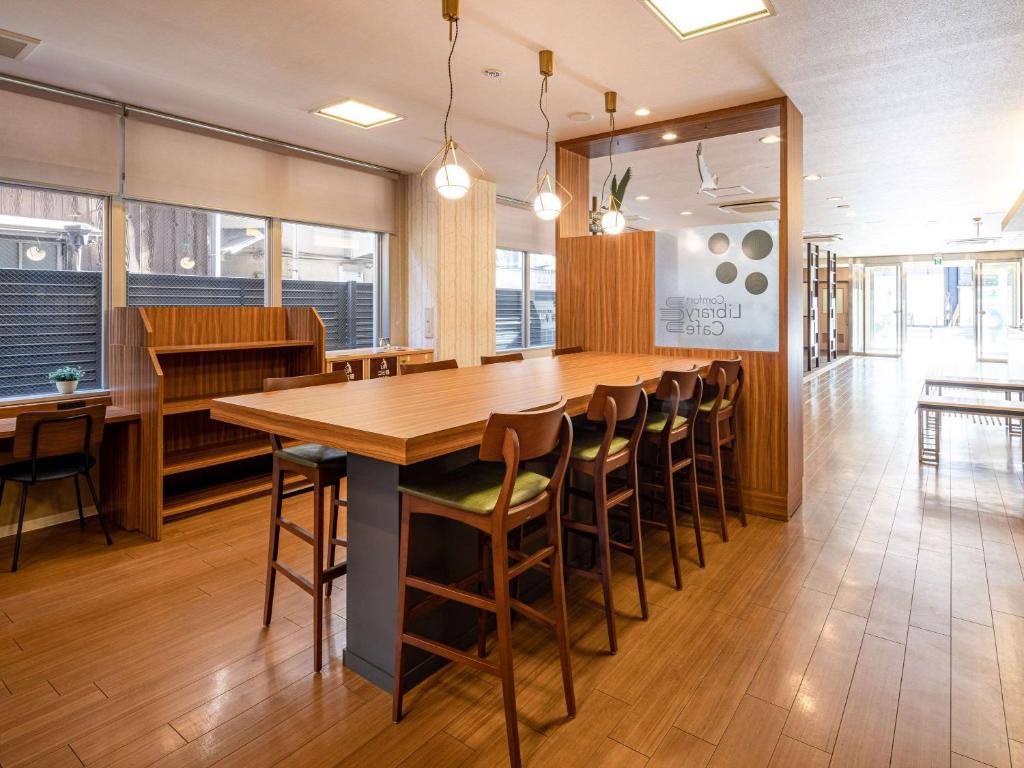 Restaurace v ubytování Comfort Hotel Shin Yamaguchi