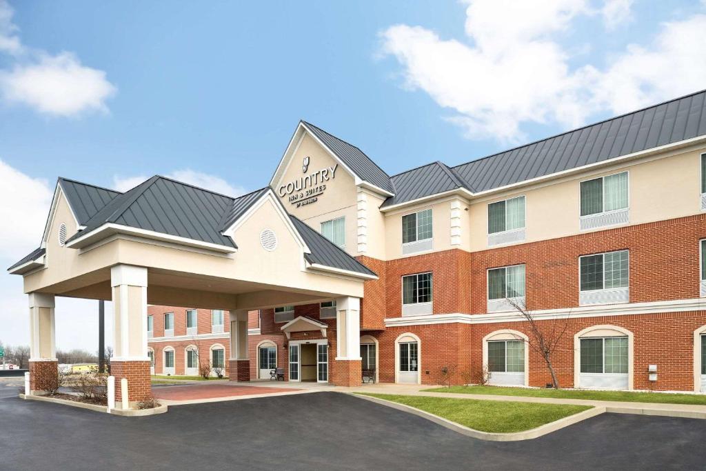 wykonanie przedniej części hotelu w obiekcie Country Inn & Suites by Radisson, St Peters, MO w mieście Saint Peters