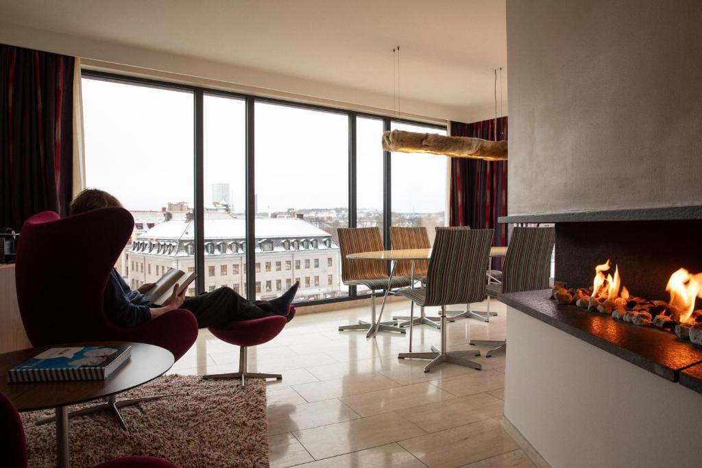 Posezení v ubytování Avalon Hotel
