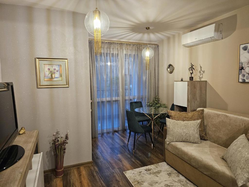 Posezení v ubytování Bright Inn - Holiday & Business Apartment