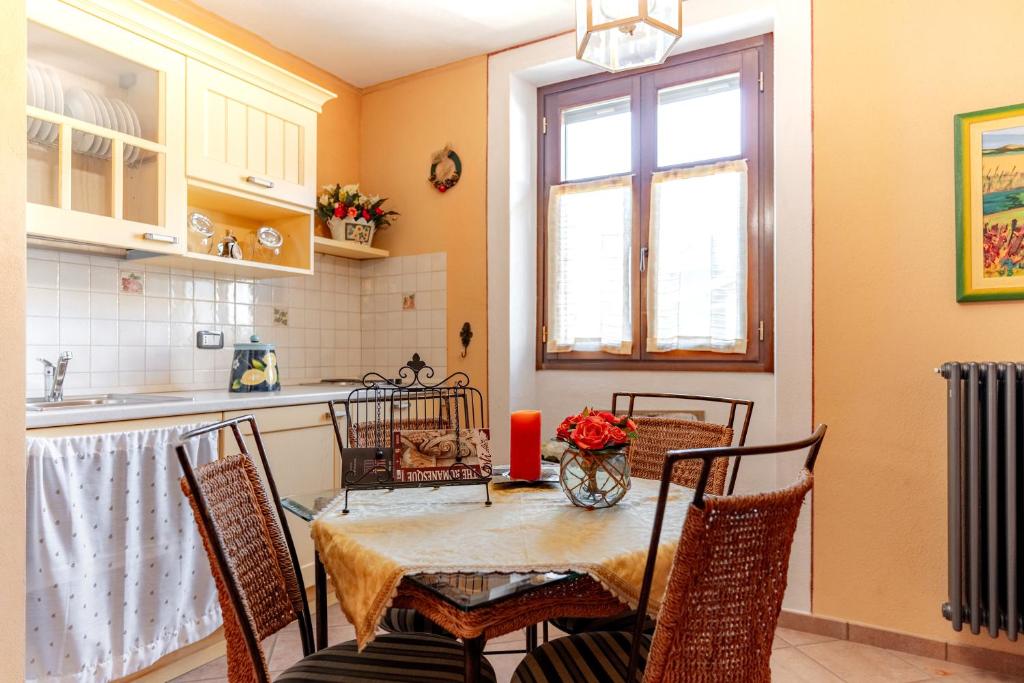 Kuchyň nebo kuchyňský kout v ubytování Ca' Pavaglione Country House