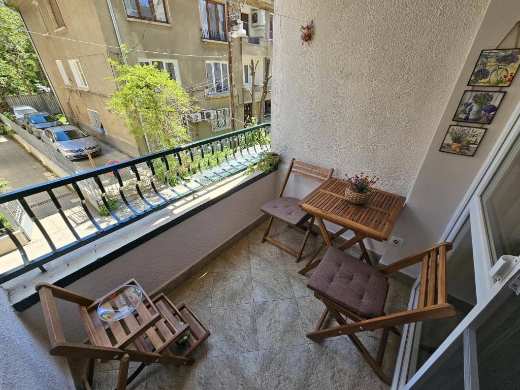 Balkón nebo terasa v ubytování Bright Inn - Holiday & Business Apartment