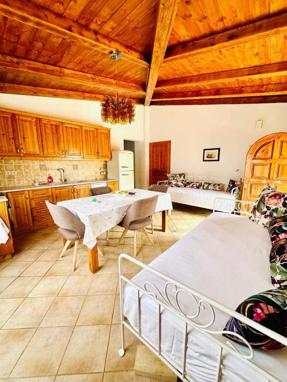 Posezení v ubytování Deep Blue Villas