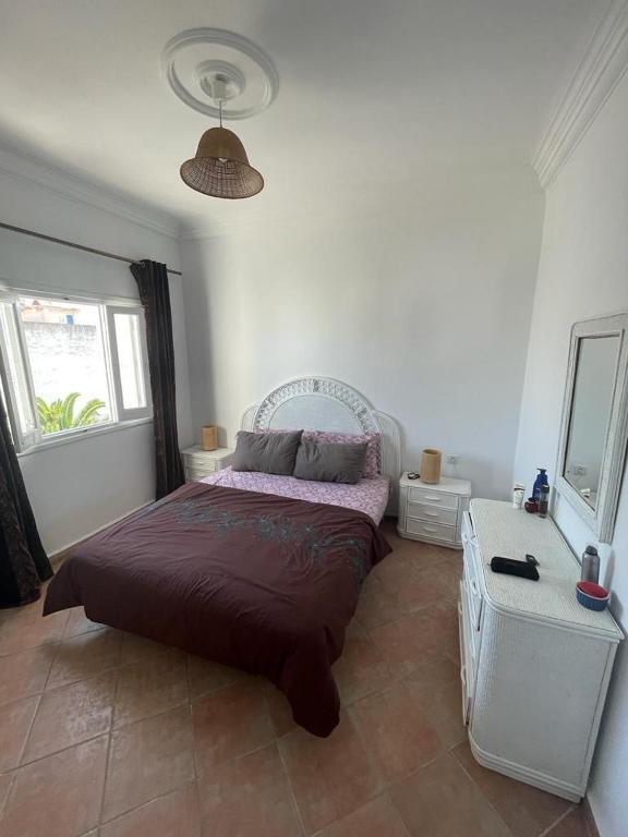 Postel nebo postele na pokoji v ubytování Appartement Martil Miramar, Tetouan