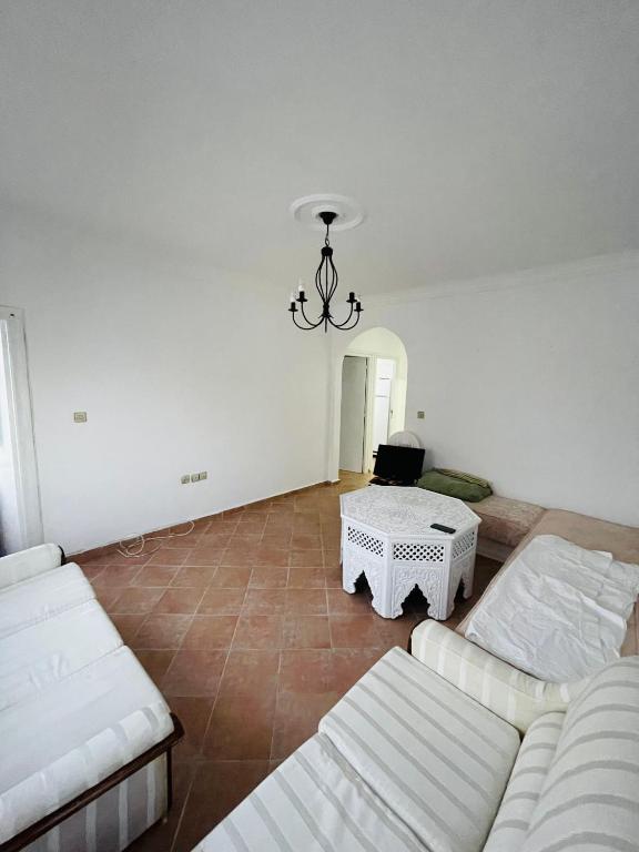 Postel nebo postele na pokoji v ubytování Appartement Martil Miramar, Tetouan