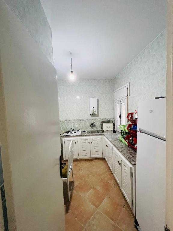 Kuchyň nebo kuchyňský kout v ubytování Appartement Martil Miramar, Tetouan