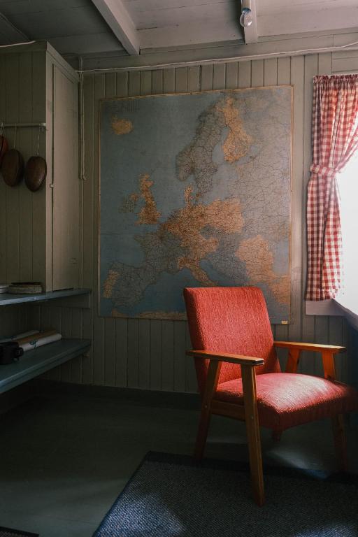 Posezení v ubytování Stamsund Hostel