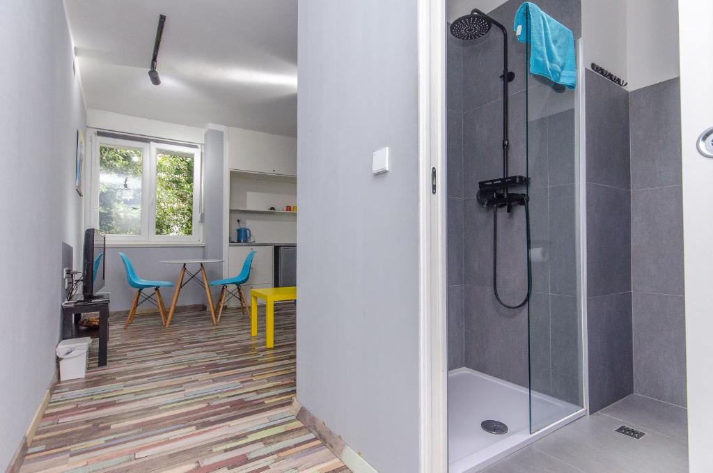 Kúpeľňa v ubytovaní Malena rooms