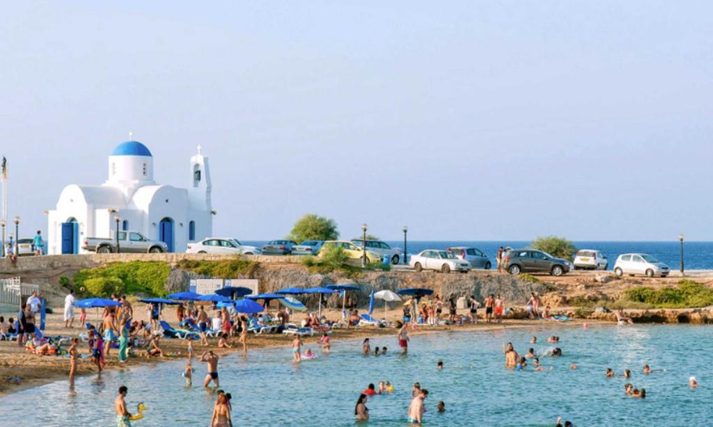 Dazzling Protaras Villa Villa Akame 3 Bedrooms Beachfront Private Outdoor Pool Furished Sun Terrace Ellinon