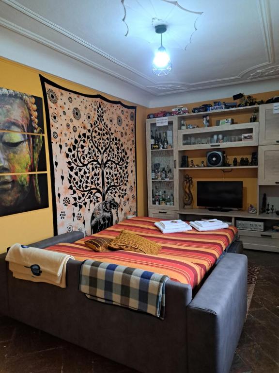 TV a/nebo společenská místnost v ubytování Casa Poldo