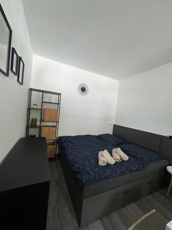 Postel nebo postele na pokoji v ubytování Hobití apartmán - Sam