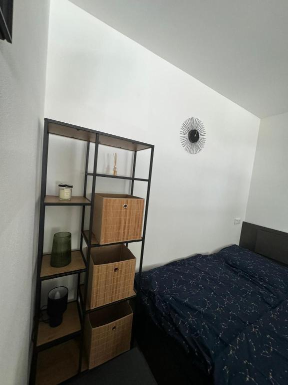 Postel nebo postele na pokoji v ubytování Hobití apartmán - Sam